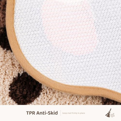 Molesun Bear Bath Mat 18x30, Soft Absorbent Microfiber Bath Rugs - color: Bear