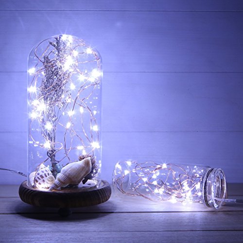 ANJAYLIA Battery Operated Fairy String Lights, 10Ft 30 LEDs, White - color: White 1 Pack 30 LED