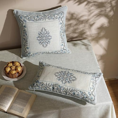 ISAENNE Designer Elegant Rectangle Throw Pillow Cover,Set of 2,20"x12" - color: Segerman a, size: 20" x 12" (Pack of 2)