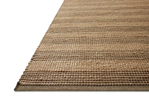 Loloi Chris Loves Julia Judy Natural/Chocolate 3'-6" x 5'-6" Accent Rug - color: Natural / Chocolate, size: 3'6" x 5'6" (Rectangular)