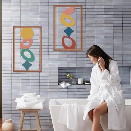 ruelen Abstract Metal Irregular Wall Art Modern 2D Geometric Wall Decor - color: Euclidean