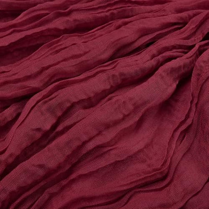 6 Pack Burgundy Cheesecloth Table Runner 35 x 120 Inch - color: Burgundy, size: 6 Pcs - 10 Ft