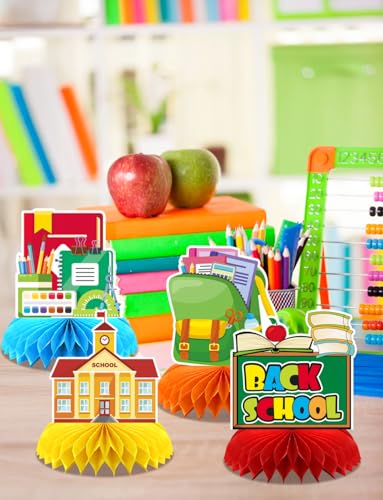 Back to School Table Decorations, 9 Pcs Welcome Back to School centerpieces - style: Back to School