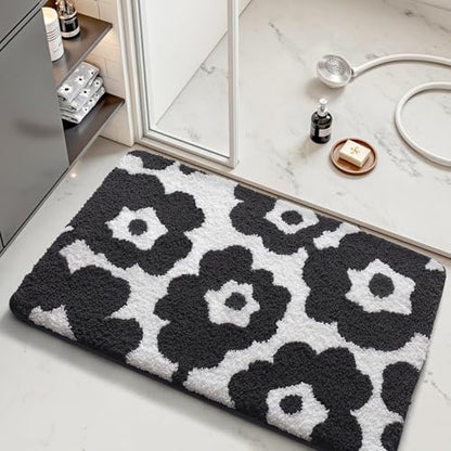 LUMI Bathroom Rug 20x32, Soft Absorbent Microfiber Bath Mat, Non Slip - color: Dove Gray, size: 20"x32"