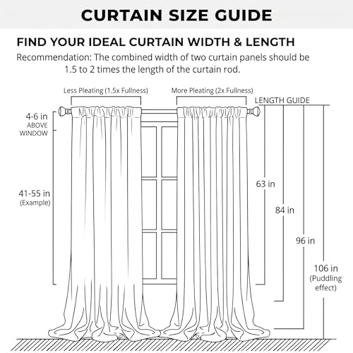 VOGOL Boho Tassel Window Curtains, 1 Panel Geometric Striped Bohemian Style Country Curtain, Cotton Linen Drapes for Bedroom Living Room, 59 x 63 Inches - color: C4, size: 59"W x 63"L (Pack of 1)
