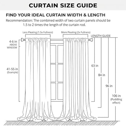VOGOL Boho Style Bedroom Curtains, Semi Blackout Striped Print Drapes with Tassels for Living Dining Room, 1 Panel Rod Pocket Window Treatment, 52 x 84 Inches, Red & Blue - color: C4, size: 52"W x 84"L (Pack of 1)