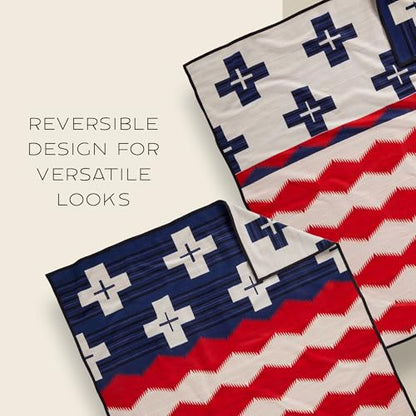 Pendleton Jacquard Unnapped Twin Blanket, 64 x 80 in, Heirloom Virgin Wool - color: Brave Star, size: Twin (64" x 80")
