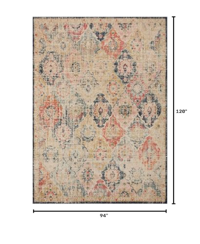 Loloi Jocelyn Khaki/Multi 7'-10" x 10' Area Rug - color: Khaki / Multi, size: 7'10" x 10' (Rectangular)
