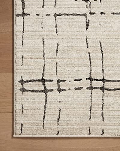 Loloi Darby Sand/Dk. Grey 6'-7" x 9'-3" Area Rug - color: Sand / Dk. Grey, size: 6'7" x 9'3" (Rectangular)