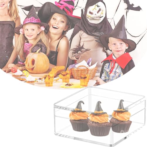 KissYou Acrylic Box 3.94 x 3.94 x 2.36 Inch Jewelry Storage Container - size: 3.94 x 3.94 x 2.36 Inch