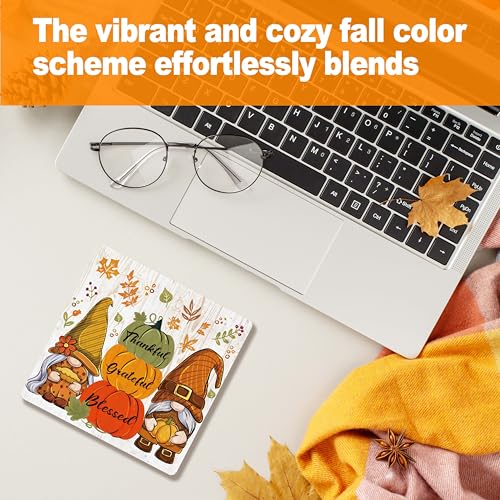 DETIHO Fall Decorations for Home, Thanksgiving Gift Centerpieces for Tables - style: THANKFUL GRATEFUL BLESSED