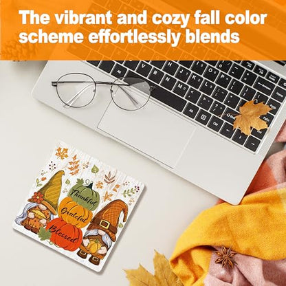 DETIHO Fall Decorations for Home, Thanksgiving Gift Centerpieces for Tables - style: THANKFUL GRATEFUL BLESSED