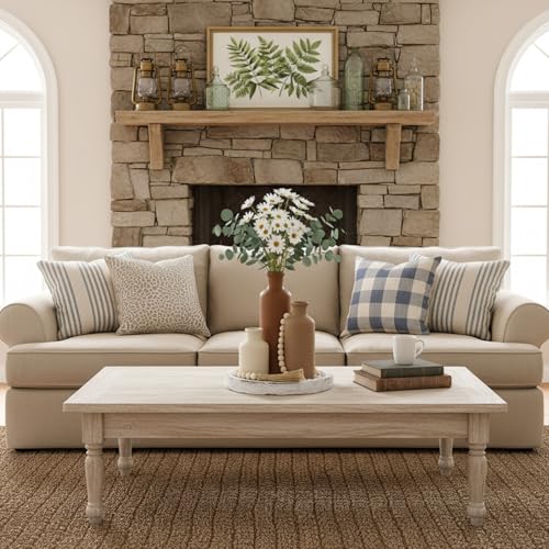 5 Pcs Coffee Table Decor Set, Brown - color: Brown
