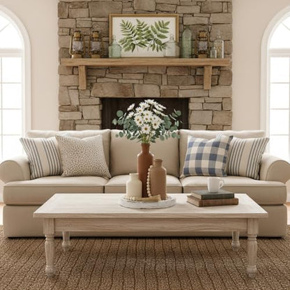5 Pcs Coffee Table Decor Set, Brown - color: Brown