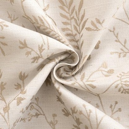 BGment Beige Linen Curtains for Living Room 72 Inch Length 2 Panels - color: Beige, size: 52"W x 72"L (Pack of 2)