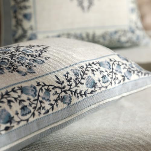 ISAENNE Designer Elegant Rectangle Throw Pillow Cover,Set of 2,20"x12" - color: Segerman a, size: 20" x 12" (Pack of 2)