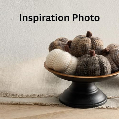 Your Heart's Content Mini Knit Pumpkins (Cobblestone 5) - color: Cobblestone 5