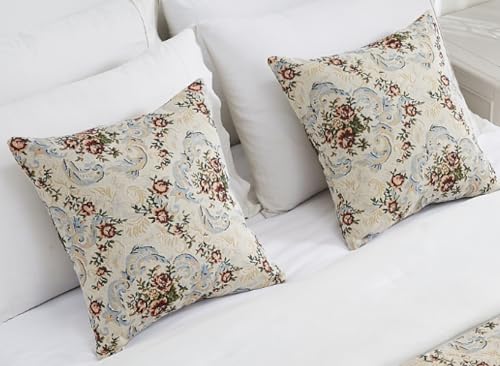 Warm Home Designs 18 x 18 Throw Pillow Covers Set of 2. DIP Roses Cover 18 - color: Roses, size: 18" x 18" (Pack of 2)