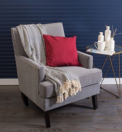 DII Diamond Throw Collection Cotton Woven, 50x60, Nautical Blue - color: Nautical Blue, size: 50x60"