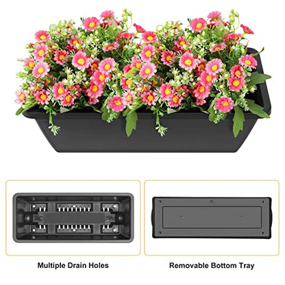 3 Tier Vertical Garden Planter Small Raised Garden Bed Freestanding Plastic Raised Planter Boxes Herb Planter Stand with Removable Tray for Indoor Outdoor Herbs Flowers Vegetables Plants Grey - color: Gray