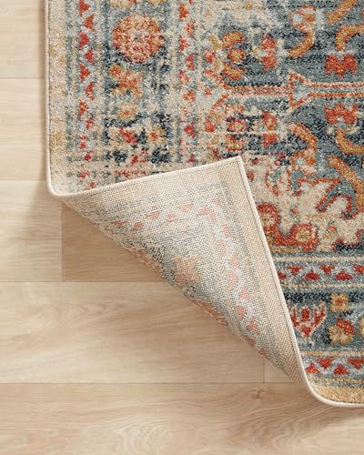 Loloi Jocelyn Mist/Multi 5'-5" x 7'-6" Area Rug - color: Mist / Multi, size: 5'5" x 7'6" (Rectangular)