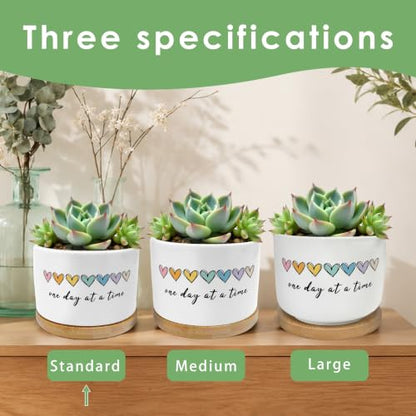 Inspirational Mental Health Gifts Plant Pots Planters - color: Style B