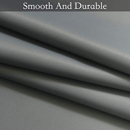 SimpleHome Ombre Grey to Grey White Curtains for Living Room 42Wx36L - color: Grey, size: 42"W x 36"L (Pack of 2)