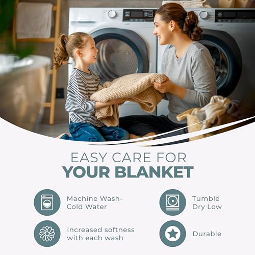 Superior Cotton Blanket, Lightweight, Breathable Bedding, Throw, Aqua - color: Aqua, size: Throw