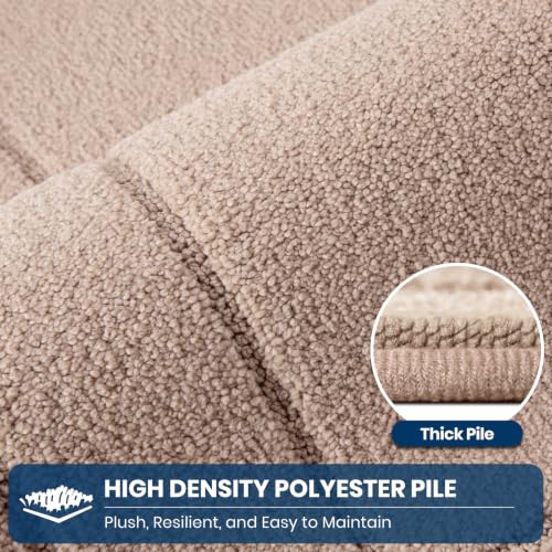 PURRUGS Kitchen Rug, Kitchen Mat, 32" x 47", Beige - color: Beige, size: 32" X 47"