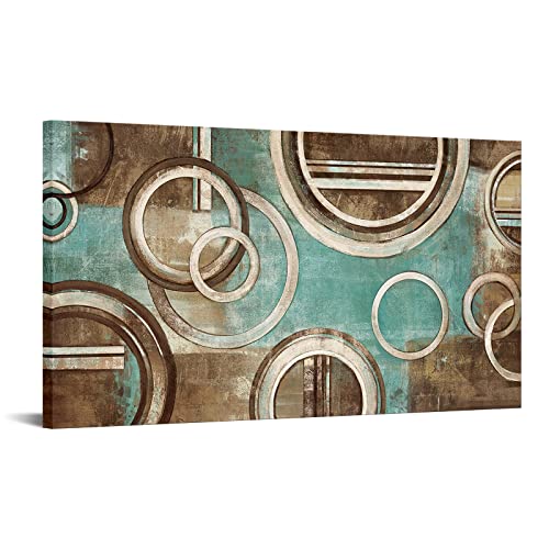 Zlove Abstract Geometric Circle Wall Art