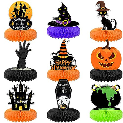 KatchOn Halloween Centerpieces for Tables, Pack of 9