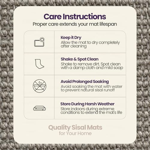 DEXI Jute Runner Rug 2'4''x10', Rug Runners for Hallways, Natural/Grey - color: Natural/Grey, size: 2'4" x 10' (Runner)