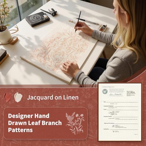 BGment Terracotta Linen Curtains for Living Room 63 Inches Long - color: Terracotta, size: 52"W x 63"L (Pack of 2)