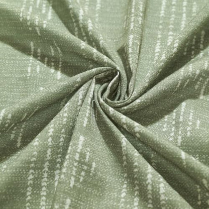 jinchan Linen Striped Tier Curtains for Kitchen Windows Boho - color: Boho Sage Green | on Beige, size: 26"W x 24"L (Pack of 2)