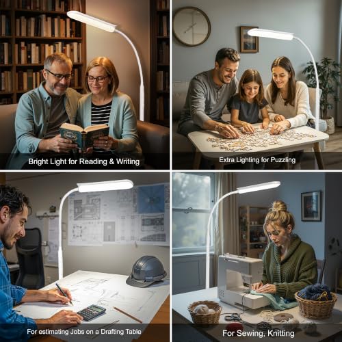 FRIDEKO HOME Floor Lamp for Living Room Over Chair Reading 18W 1800LM White - color: White CCT, 1 Pack