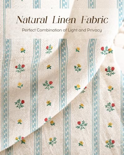 Miss Adola 20 Inch Length Kitchen Tier Curtains, Blue Striped - color: Blue Striped, size: 28"W x 20"L (Pack of 2)