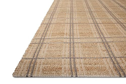 Loloi Chris Loves Julia Judy Natural/Stone 7'-9" x 9'-9" Area Rug - color: Natural / Stone, size: 7'9" x 9'9" (Rectangular)