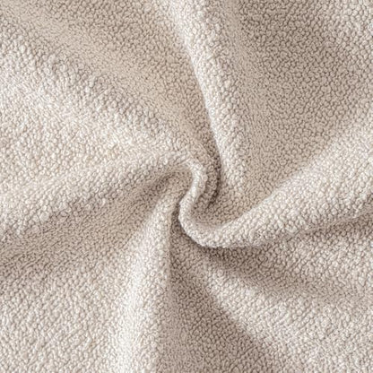 MIULEE Textured Boucle Lumbar Pillow Cover for Bed 14x20 Beige - color: Beige, size: 20" x 14" (Pack of 1)