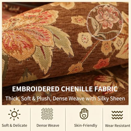 Nightstand Cover Lace Beige, Jacquard Topper, 15.7x43.3 Inch - color: Beige, size: 43.3" x 15.7" (Rectangular)
