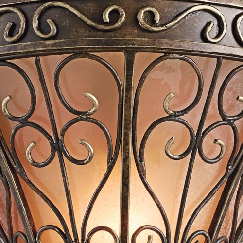Kichler Marchesa 14.75" 1-Light Wall Sconce Light, Terrene Bronze