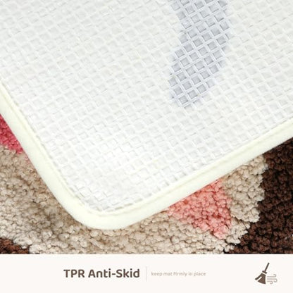 Molesun Monkey Bath Mat 20x31, Soft Absorbent Microfiber Bath Rugs - color: Monkey, size: 20" x 31"