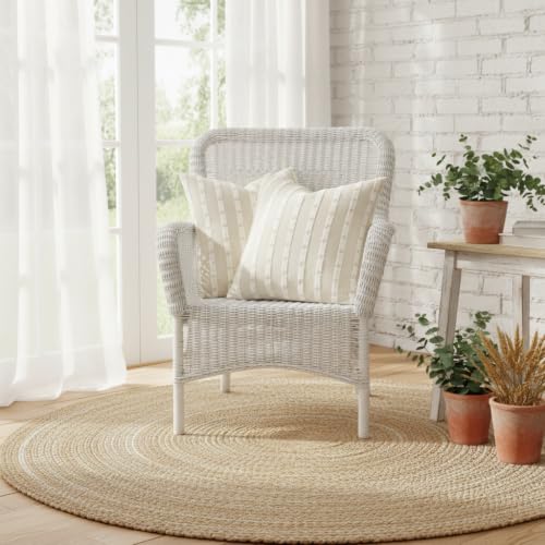 Beige Boho Outdoor Throw Pillow Covers 16x16 Set of 2 - color: Beige, size: 16" x 16" (Pack of 2)