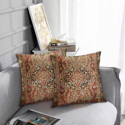 Britimes Throw Pillow Covers Set of 2, 18 x 18 Inch, Tribal Aztec - color: Ethnic Tribal 28, size: 18" x 18" (Pack of 2)