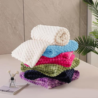 Exclusivo Mezcla 3D Fleece Queen Size Blanket for Bed, Blue - color: Blue, size: Queen ( 90x90 IN )