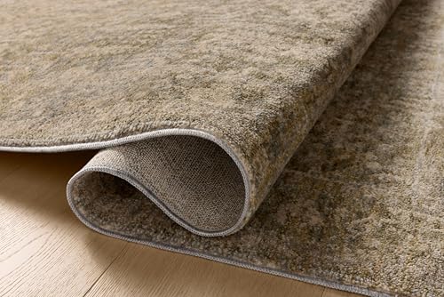 Loloi Magnolia Home Junie Moss/Natural 2'-7" x 10'-0" Runner Rug - color: Moss / Natural, size: 2'7" x 10' (Rectangular)