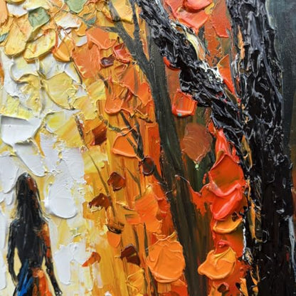 Alenoss Hand Painted Modern Oil Paintings on Canvas Wall Art - color: AL-B104