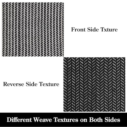 Lahome Boho Bathroom Rugs, 3x5 Washable Area Rug for Kitchen Bedroom Entry - color: Black, size: 3' x 5' (Rectangular)