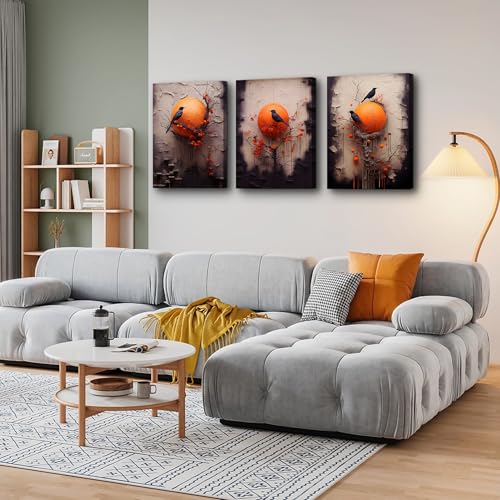 TTHYUEWS Large Canvas Wall Decor For Bedroom Wall Art For Living Room Fashion Modern Office Decorations Wall Paintings Bird Abstract Pictures Posters Inspirational Artworks Home Decor 3 Piece - color: Abstract Bird Pictures, size: 20x28inches*3pcs