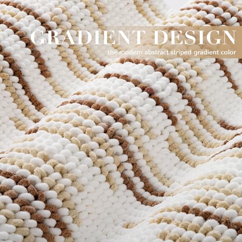 BSICPRO Bathroom Rugs Sets 2 Piece, Modern Bath Mat 20"x32"+16"x24", Beige - color: Beige and White, size: 20" x 32" Plus 16" x 24"