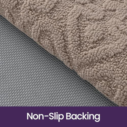 DEXI Hallway Runner Rug Non Slip, 2x6 Washable Runners Carpet, Beige - color: Beige, size: 24" X 72" (Runner)